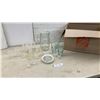 Image 1 : Assorted Glassware Including Tumblers, Plates, Pitcher, and More