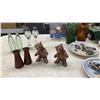 Image 3 : Collection of Salt and Pepper Shakers, Decorative Plates, Bottles, and More