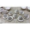 Image 6 : Royal Doulton Adrian H.4816 English Fine Bone China Dinnerware Set with Teapot and More, 44 Pieces