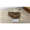 Image 1 : Seagull by Anne Hand-Painted Seagull Figurines on British Columbia Driftwood