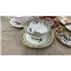 Image 2 : Collection of Vintage Porcelain Teacups and Saucers with Gold Trim and Floral Designs