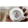 Image 7 : Collection of Vintage Porcelain Teacups and Saucers with Gold Trim and Floral Designs