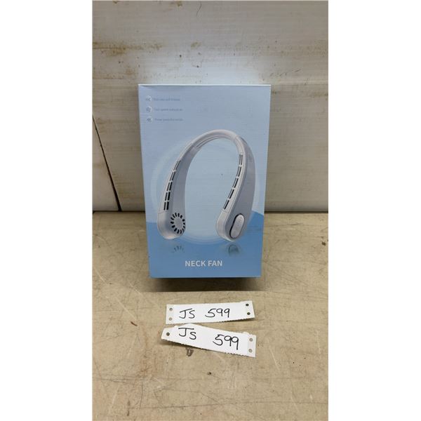 Bladeless Neck Fan Model A210 with 4000mAh Battery and USB-C Charging Cable
