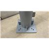 Image 3 : Heavy-Duty Steel Pedestal Mount Base with Adjustable Post Sleeve and Hardware Kit