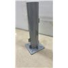 Image 4 : Heavy-Duty Steel Pedestal Mount Base with Adjustable Post Sleeve and Hardware Kit