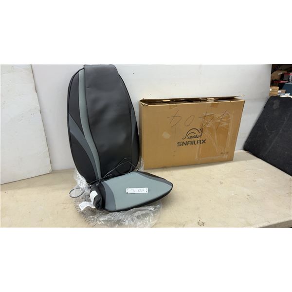 Snailax SL-256 Shiatsu Back Massage Seat Cushion with Heat and Vibration with Remote Control