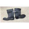 Image 1 : Steel Toe Rubber Work Boots Size 12