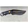 Image 4 : Scorpion Fixed Blade Skinner Knife with Leather Sheath, 3 1/2" Blade
