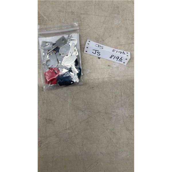 24-Piece Heavy Equipment Ignition Key Set for Kubota, CAT, John Deere, Volvo, and More