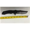 Image 2 : Tactical Fixed Blade Knife with Kydex Sheath, 4 1/2" Blade, 9" Overall Length
