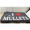 Image 1 : I Love Mullets Novelty Flag with Grommets 36 x 60"