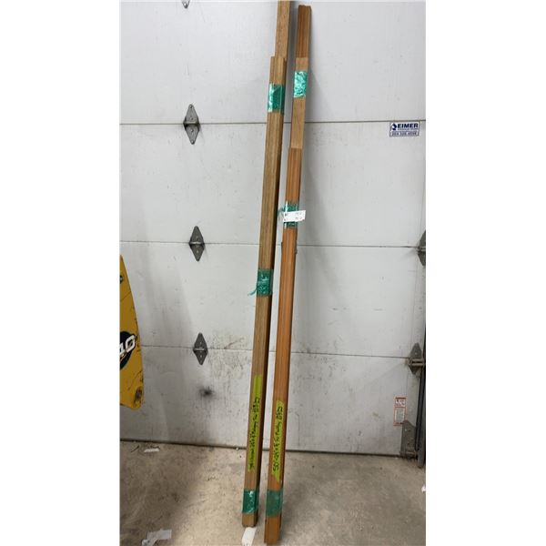 Mahogany Trim and Fir Moulding, 2 1/2" X 3/4", Approximately 88 Linear Feet
