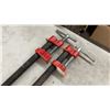 Image 2 : Pair of Pipe Clamps 62"