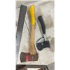 Image 2 : Hatchet, Camping Axe with Sheath, Hand Saw, Open-End Wrench, Paint Mixer and More