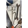 Image 4 : Hatchet, Camping Axe with Sheath, Hand Saw, Open-End Wrench, Paint Mixer and More