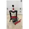 Image 1 : Motomaster Hydraulic Shop Press with Foot Pedal and Hand Pump, 10-Ton Capacity