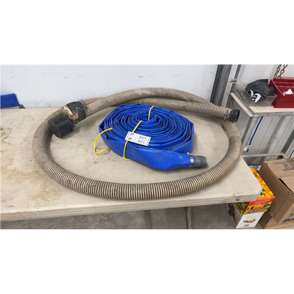 Lay Flat Discharge Hose and Suction Hose with Strainer