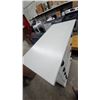 Image 5 : White Five-Drawer Chest with Black Cup Pulls 52"×37 x 17.6"