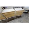 Image 11 : Bedroom Set with Chest of Drawers, 54 x 36 x 16" Nightstand, x2 22 x 22 x 16" and Dresser 30 x 64 x