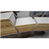 Image 12 : Bedroom Set with Chest of Drawers, 54 x 36 x 16" Nightstand, x2 22 x 22 x 16" and Dresser 30 x 64 x
