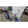 Image 2 : Rollfast Vintage Cruiser Bicycle with Cream Whitewall Tires and Brown Leather Seat 1950.S