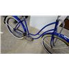 Image 5 : Rollfast Vintage Cruiser Bicycle with Cream Whitewall Tires and Brown Leather Seat 1950.S