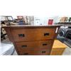 Image 2 : Five-Drawer Chest of Drawers with Black Metal Bail Pulls52 X 36 x 18"