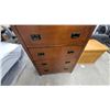 Image 3 : Five-Drawer Chest of Drawers with Black Metal Bail Pulls52 X 36 x 18"