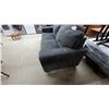 Image 6 : Dark Gray Upholstered Three-Seat Sofa with Track Arms 84" Wide