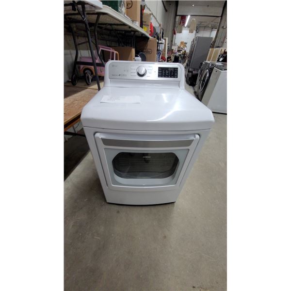 Lg Sensor Dry Steam Dryer with WiFi, White