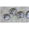 Image 4 : Royal Albert Petit Point Bone China Teacups, Saucers and Plates 8 Pieces