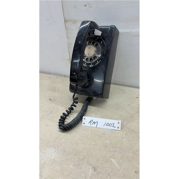 Vintage Rotary Wall Telephone