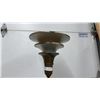Image 6 : Vintage Art Deco Floor Lamp with Tiered Shade 64"