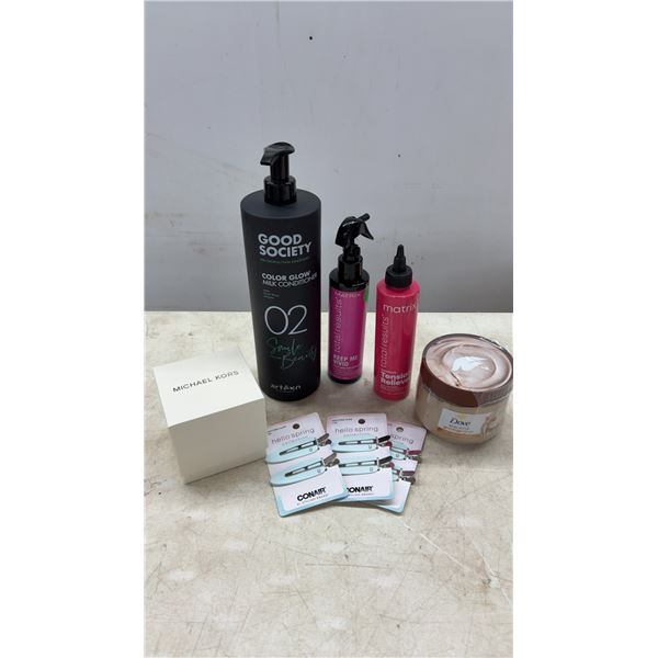 Brand New Beauty Lot- Michael Kors Mini Aspyn Watch- NEW, Artego Good Society Conditioner, and 2