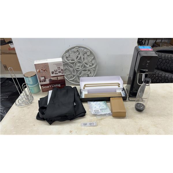Soda Stream - Barely Used, 2 NEW Bath & Body Works Candles, Home Decor, 26 x 69" Window Covers for