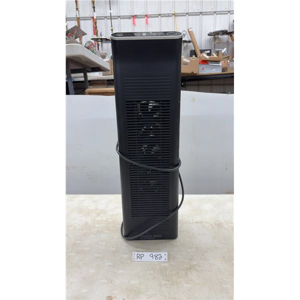 Ionic Pro Platinum Tower Air Purifier -Working