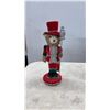 Image 5 : Christmas Décor Lot: Sylvania LED Lights, Cookie Cutters, Decorative Bear Figure, Bows 12pc, New