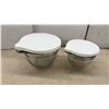 Image 2 : Pampered Chef Glass Measuring Bowls with Lids, Tupperware Container (Lid Cracked) Dyson Attachment
