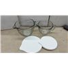 Image 3 : Pampered Chef Glass Measuring Bowls with Lids, Tupperware Container (Lid Cracked) Dyson Attachment