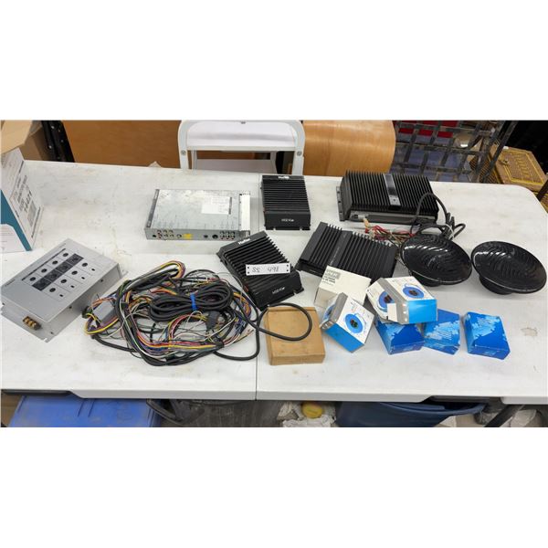 Hafler MSE40a Car Amplifiers, Clarion PEQ2040 Equalizer, Alpine IVA-D310 Head Unit, and More