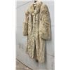 Image 5 : Peter Gaye Fur Gallery Cream Fox Fur Full-Length Coat, Sz M-L