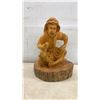 Image 6 : Collection of Handcrafted Wood Carvings Including Dolphins, Rose, Loon, and More