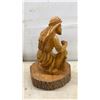 Image 7 : Collection of Handcrafted Wood Carvings Including Dolphins, Rose, Loon, and More