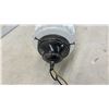 Image 3 : Vintage Swag Hanging Pendant Lamp with Frosted Glass Shade 16"