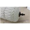 Image 4 : Vintage Swag Hanging Pendant Lamp with Frosted Glass Shade 16"