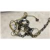 Image 5 : Vintage Swag Hanging Pendant Lamp with Frosted Glass Shade 16"