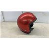 Image 5 : Cal-AM Vagabond 71 Red Metalflake Open-Face Motorcycle Helmet