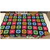 Image 2 : Three Handmade Crocheted Granny Square Afghan Blankets
