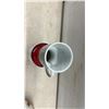 Image 9 : West German Pottery Collection Including Lidded Bowl and Fat Lava Vases, Three Pieces