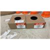 Image 4 : New Uline Delineator Posts with Rubber Bases and 3" X 1000' Barricade Tape